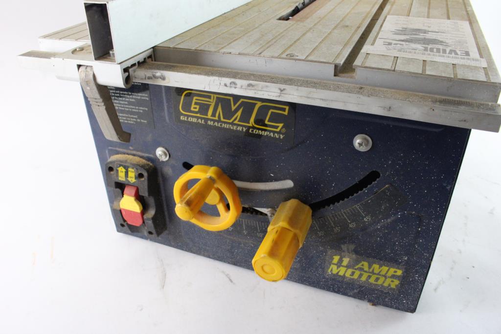 GMC 11 Amp Table Saw Property Room