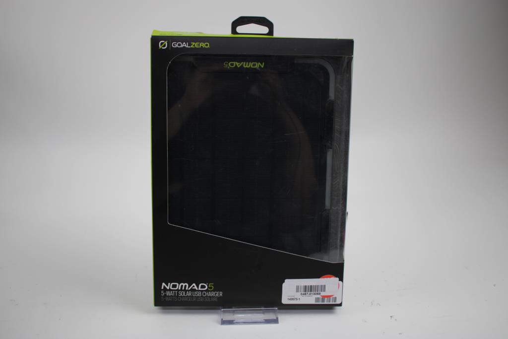 GoalZero Nomad5, 5watt Solar Usb Charger