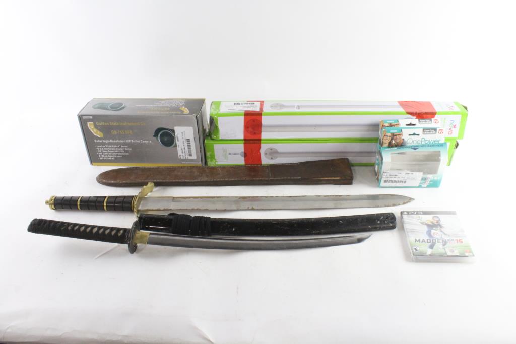 Golden State Instruments Golden State Instruments Security Camera And More, 8 Pieces | Property Room