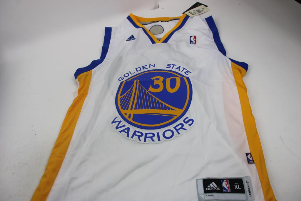 Golden State Warriors Steph Curry Jersey - Adidas Home White XXL