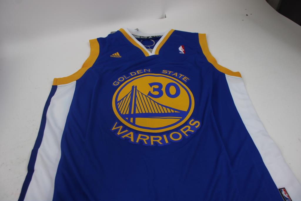 Golden State Warriors Stephen Curry Jersey - Adidas Road Blue XL