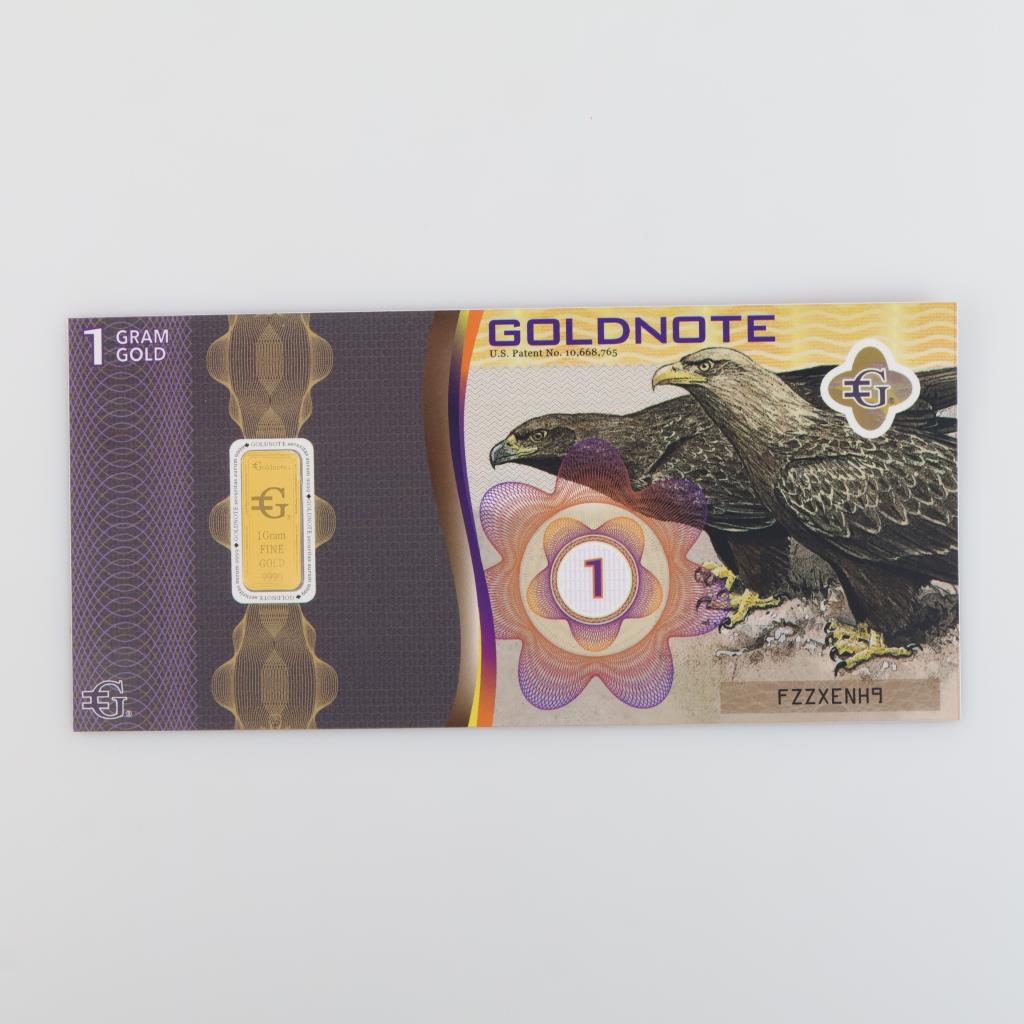 GOLDNOTE Fine Gold 1g Sealed Bar