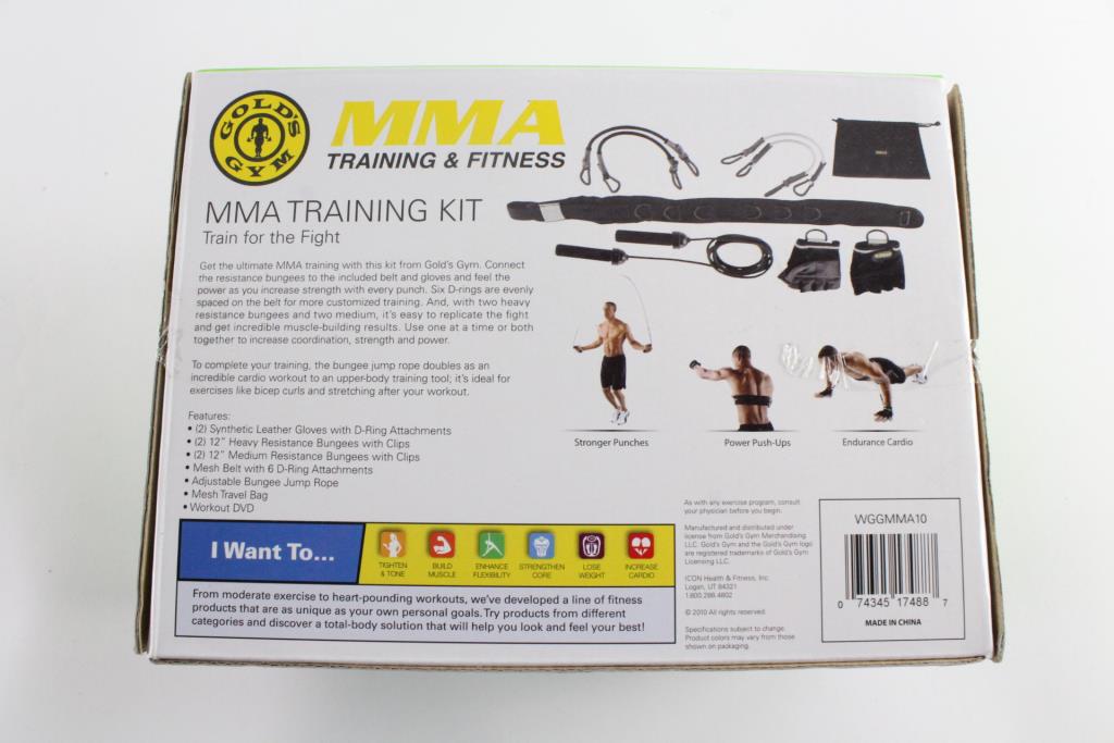 Training Kit Gold Gold's Gym MMA Training Kit | Property Room