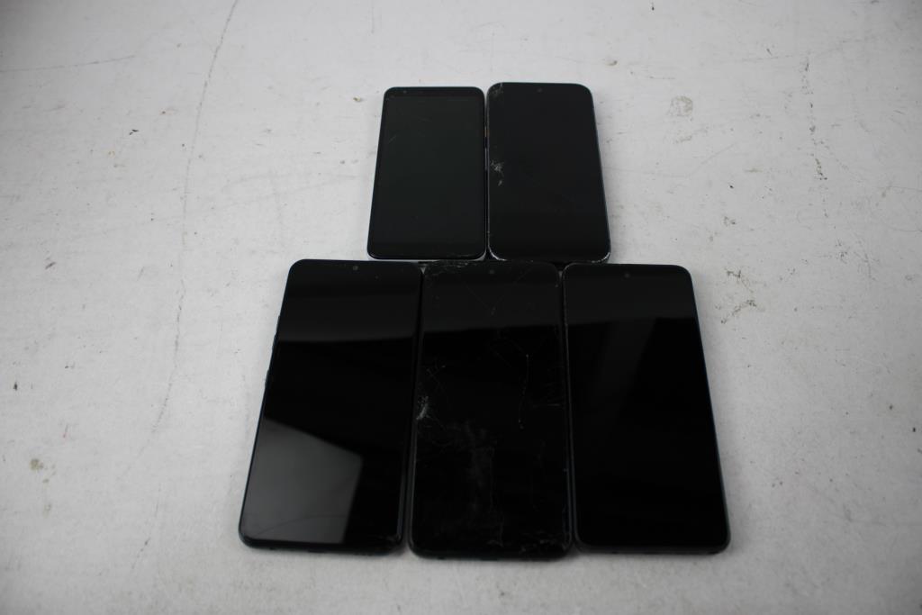 Google, Motorola, LG Cell Phone Lot, 5 Pieces, Sold For Parts