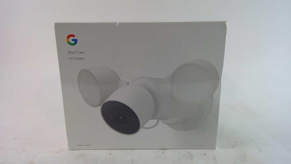 Google Nest Cam Floodlight Outdoor Wall Mount Security Camera G3AL9