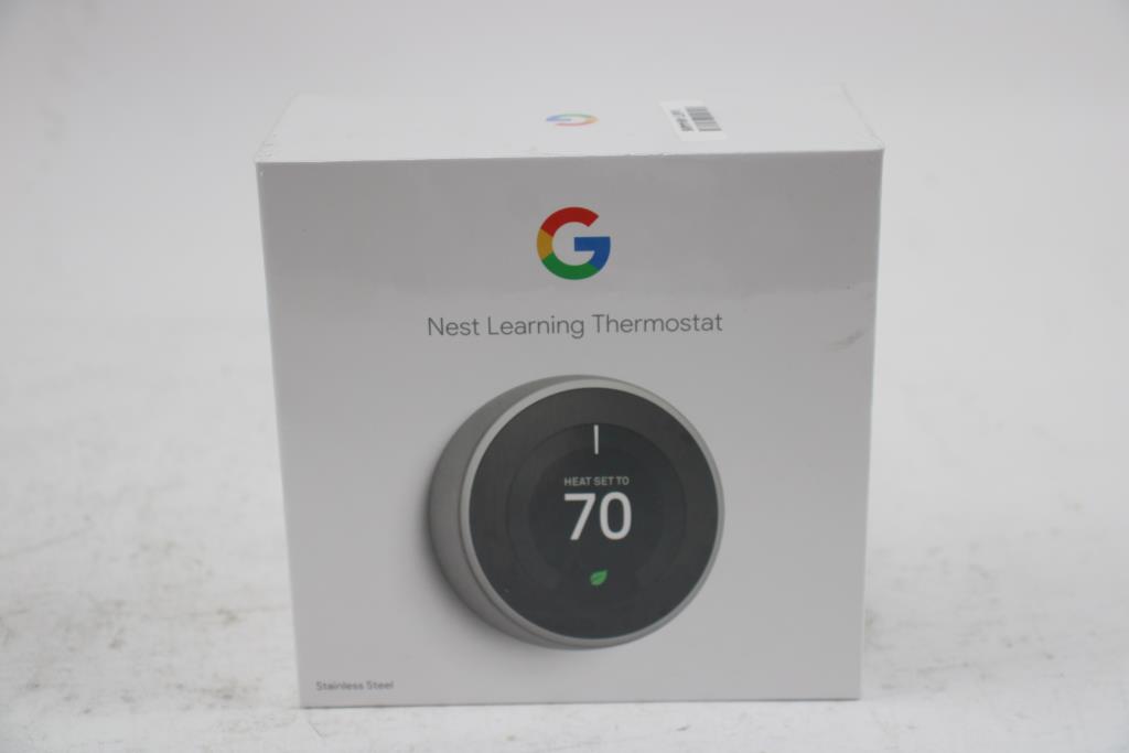 Termostato Caldaia Wifi Termostato Intelligente Google Nest Learning 3a Generazione, Acciaio Inox - Usato, Eccellenti Condizioni (Senza Base)! Model 3 Termostato Caldaia Wifi Termostato Intelligente Google Nest Learning 3a Generazione, Acciaio Inox - Usato, Eccellenti Condizioni (Senza Base)! Model 3