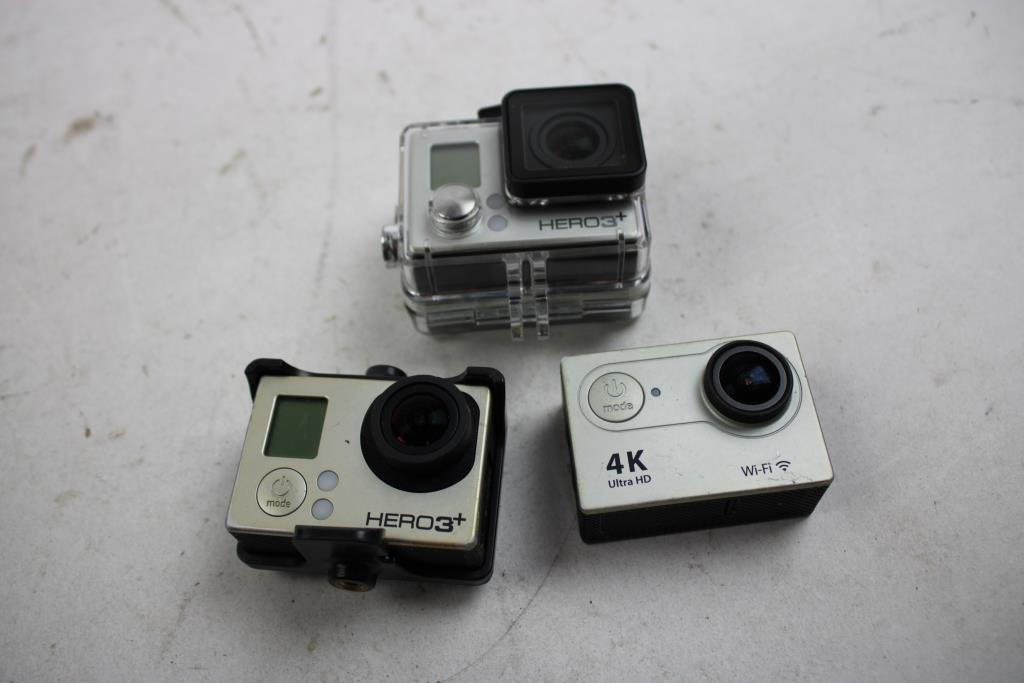 GoPro Hero 3+ And More Action Cameras, With Binoculars, Voice Recorder, 7 Pieces