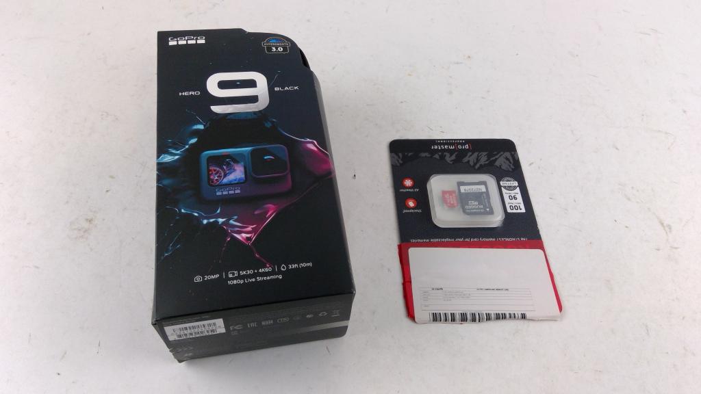 GoPro Hero 9 Camera + SD Card