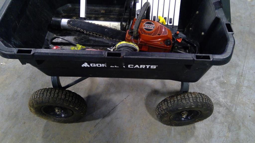 Gorilla Carts Dump Cart And More 4 Pieces