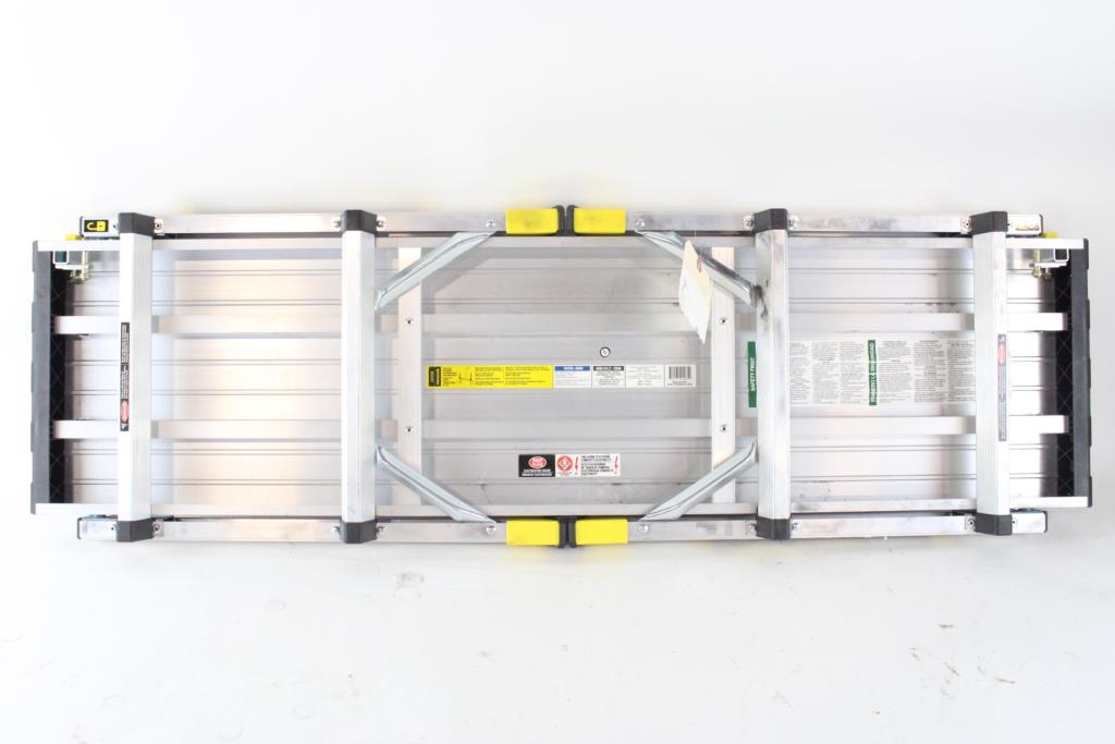 Gorilla Ladders Aluminum SlimFold Work Platform Property Room