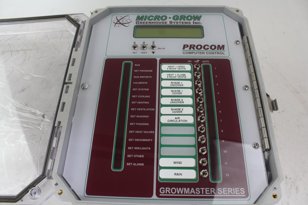Greenhouse Systems Inc Micro Grow Computer Control Property Room