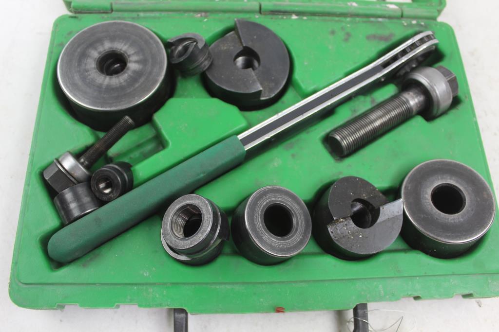 Greenlee 7238sb Slug Buster Knockout Punch Set W/wrench Driver For 1/2