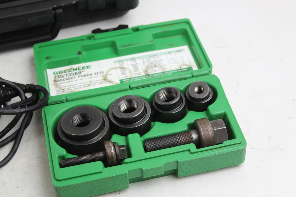 Greenlee Knockout Punch Set, Cat Coolant System Tester, Craftsman