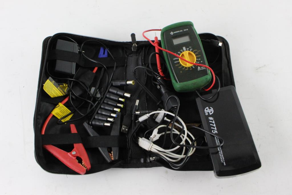 Greenlee Manual Ranging Digital Multimeter And Emergency Jump Starter