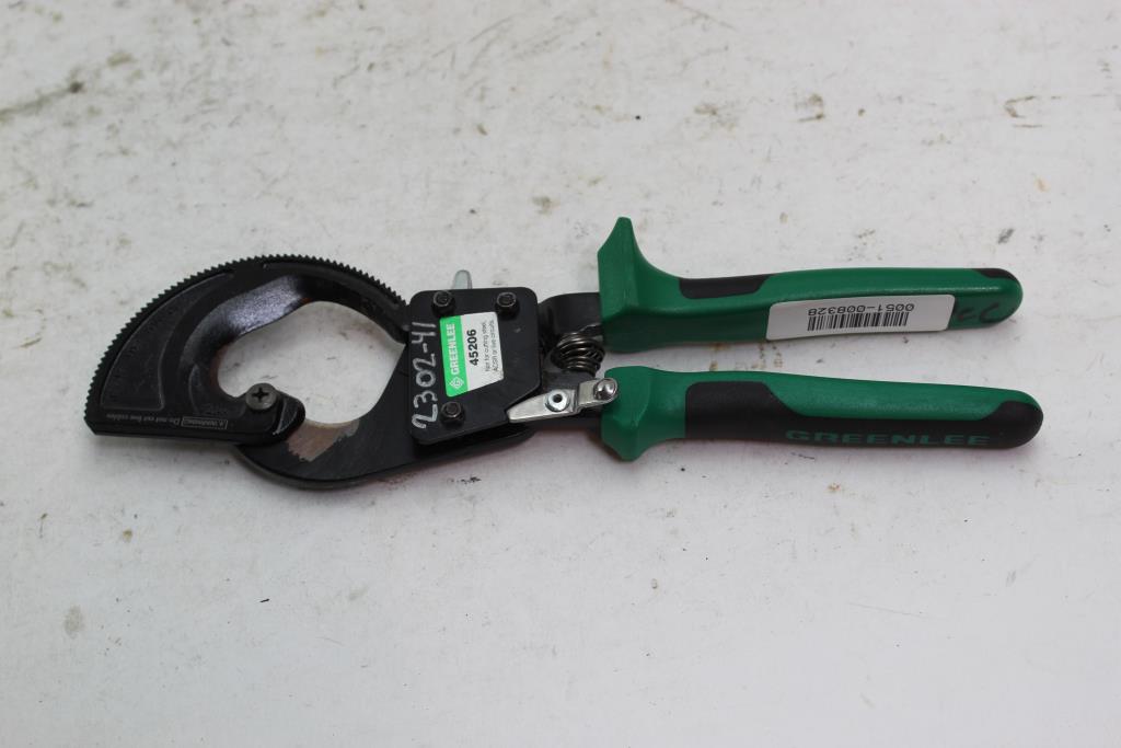 Greenlee Ratchet Cable Cutter Property Room