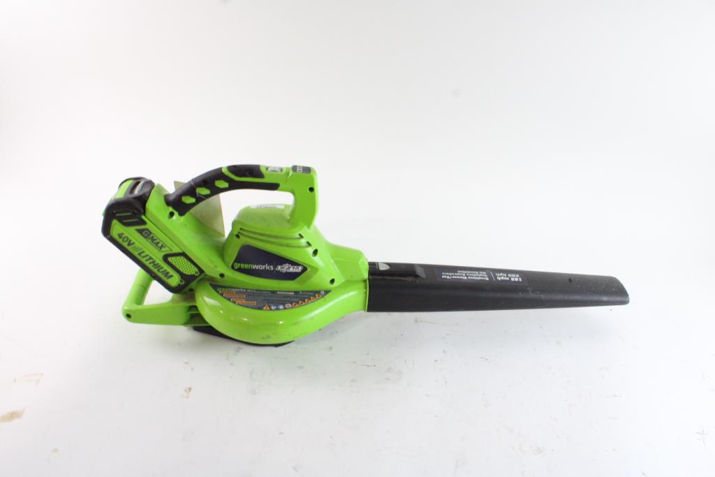 Greenworks DigiPro Blower Property Room