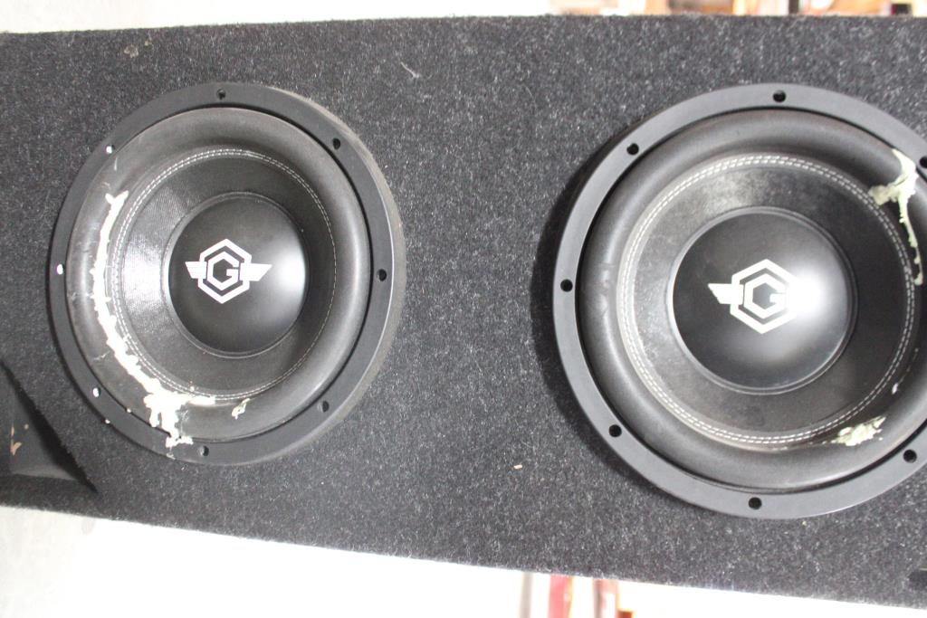 GrindWorkz 10.5" Dual Speakers In Sound Ordnance Enclosure