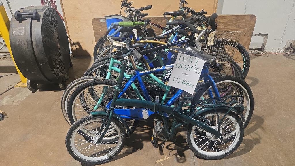 Group Of 10 Used Bikes