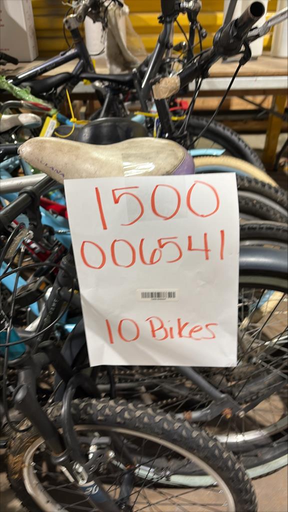 Group Of 10 Used Bikes