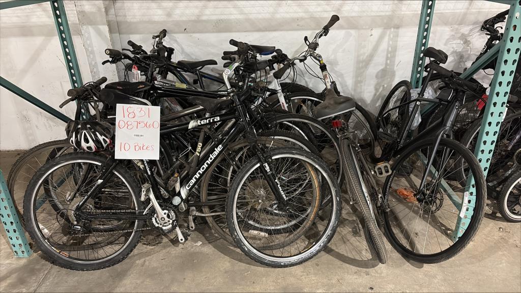 Group Of 10 Used Bikes