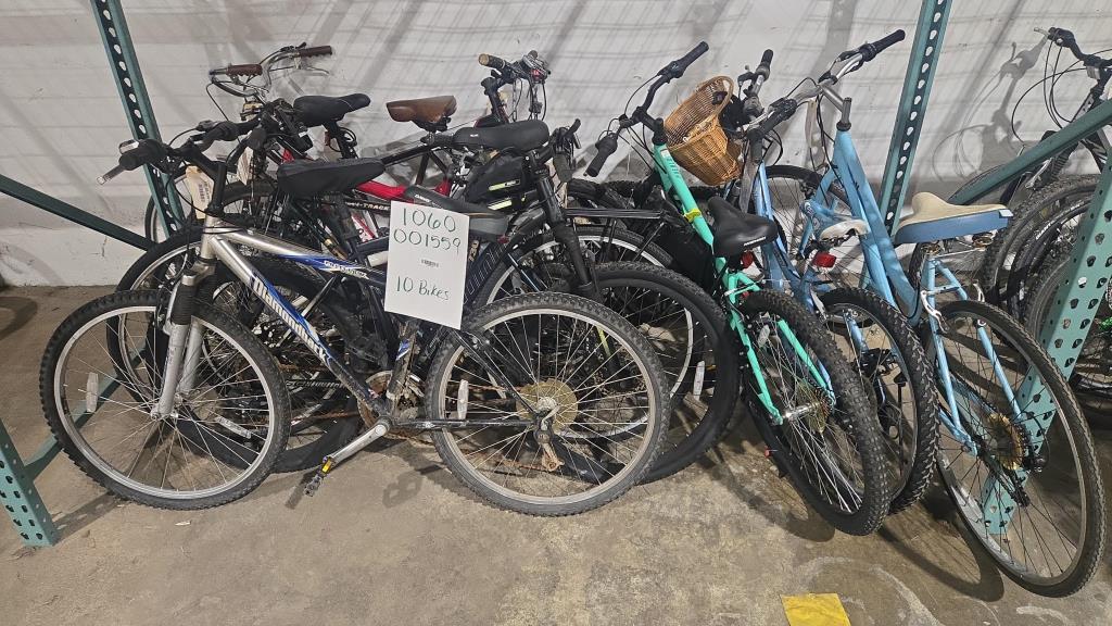 Group Of 10 Used Bikes