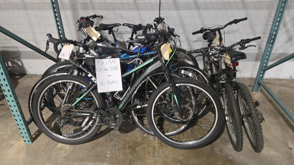 Group Of 10 Used Bikes