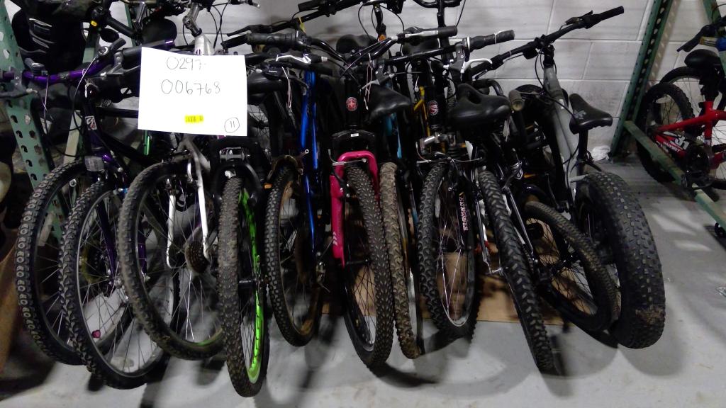 Group Of 11 Used Bikes