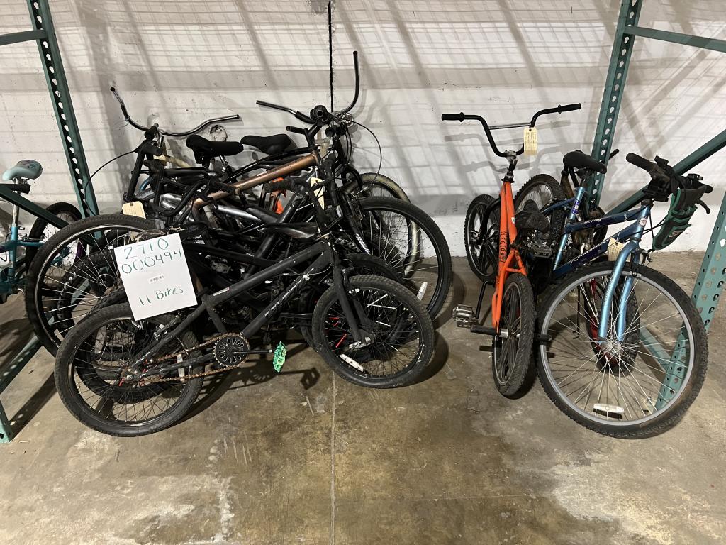 Group Of 11 Used Bikes