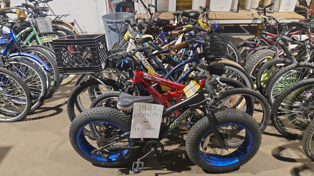 Group Of 11 Used Bikes