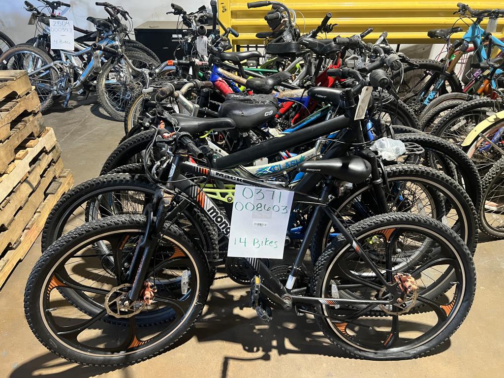 Group Of 14 Used Bikes