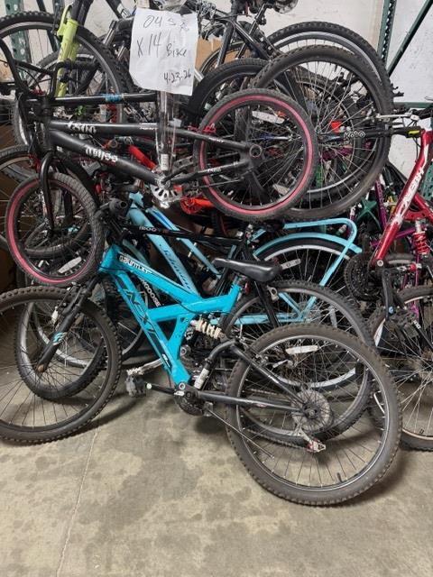 Group Of 14 Used Bikes