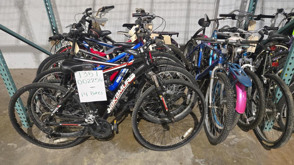 Group Of 14 Used Bikes