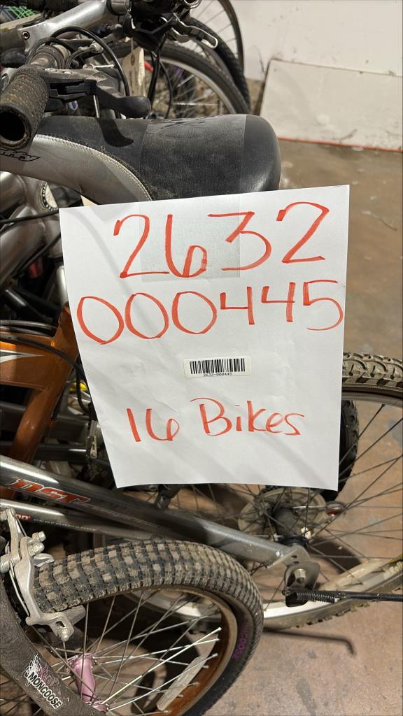 Group Of 16 Used Bikes