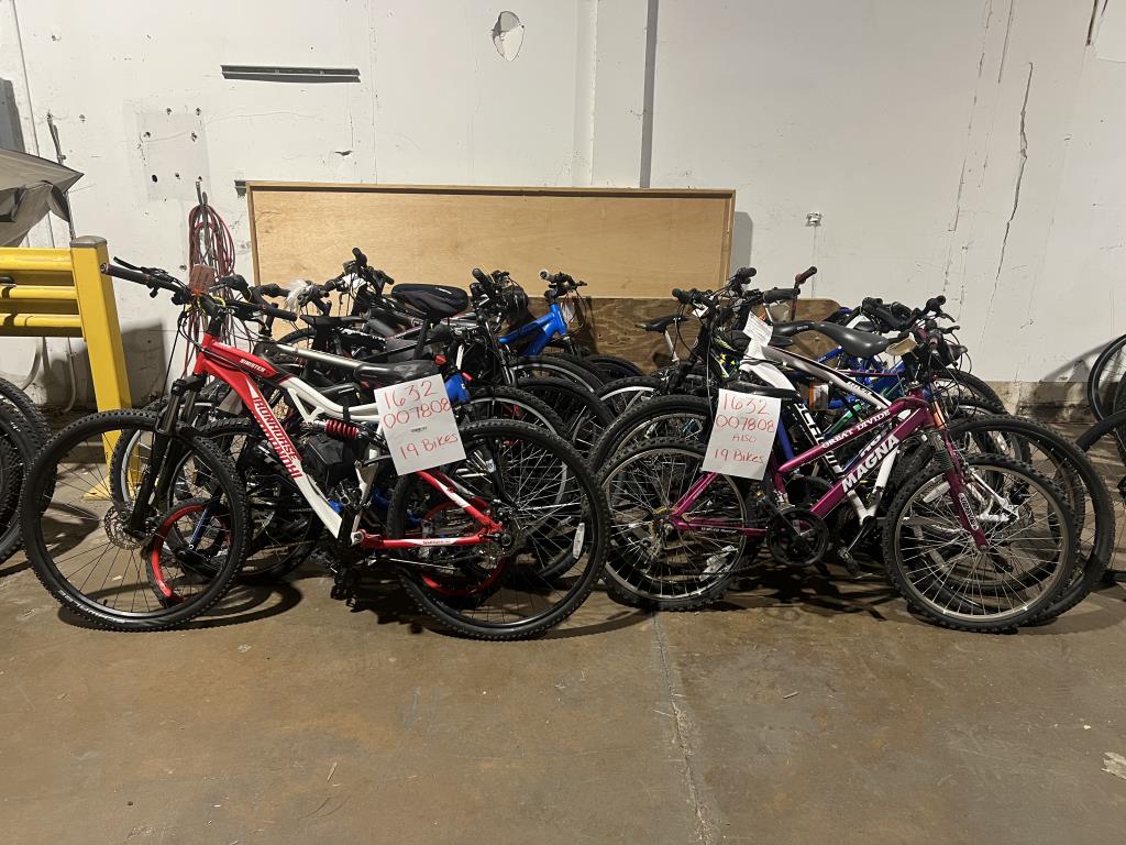 Group Of 19 Used Bikes