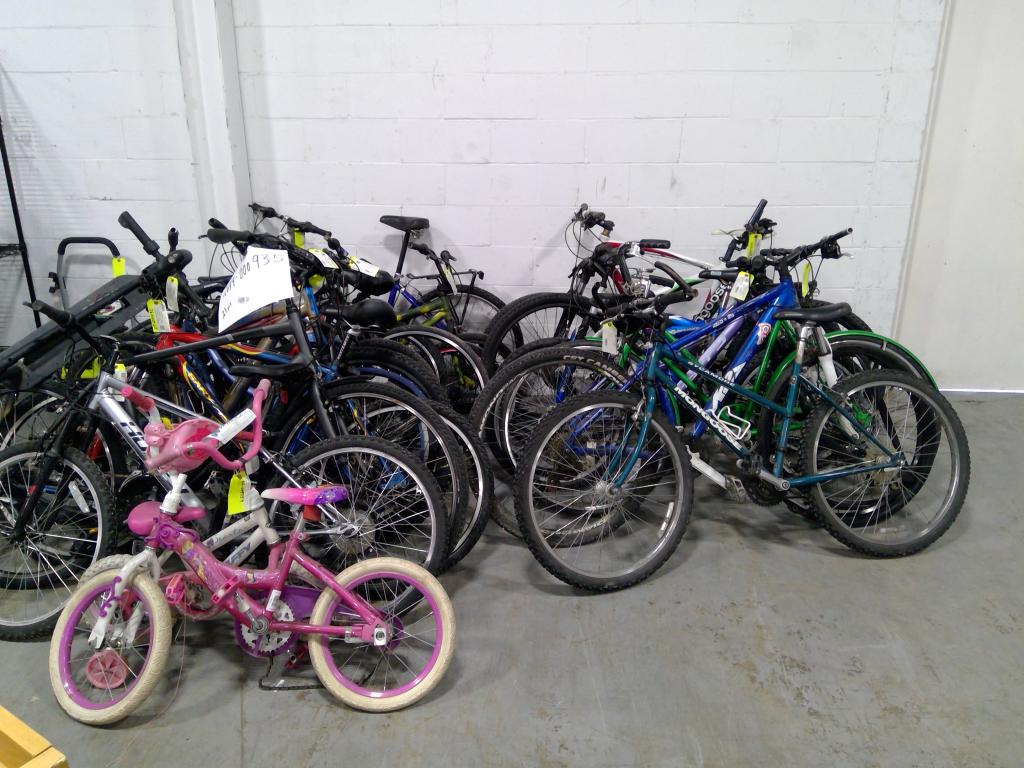 Group Of 20 Used Bikes And A Scooter