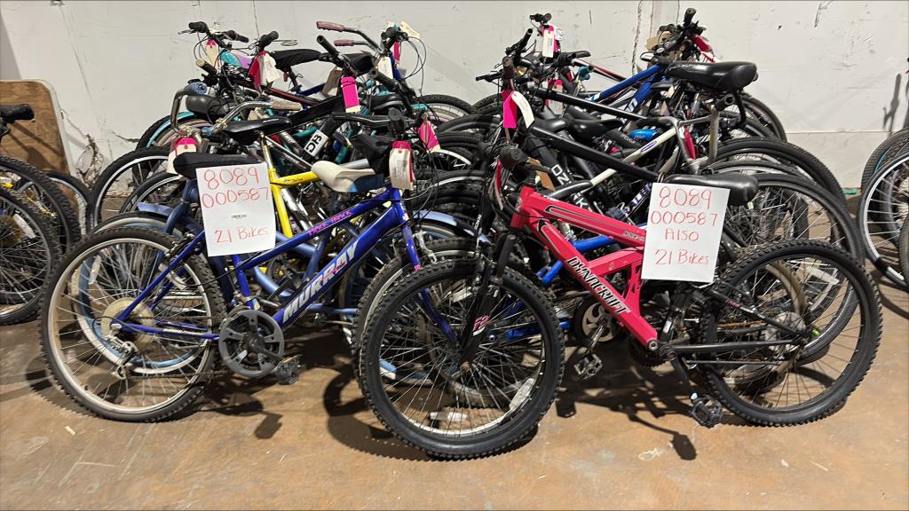 Group Of 21 Used Bikes