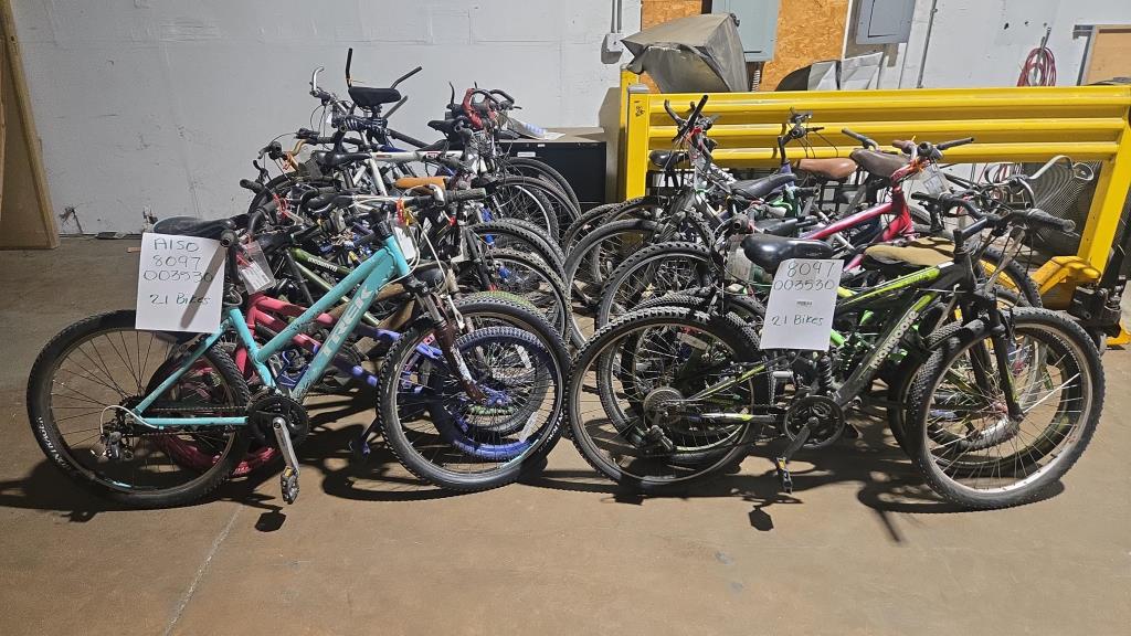 Group Of 21 Used Bikes