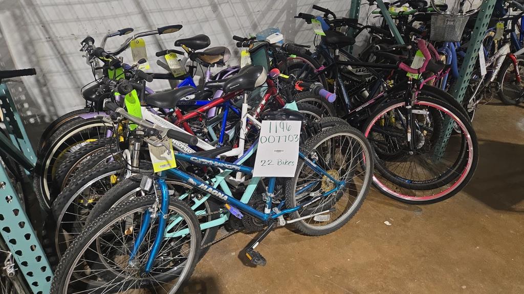 Group Of 22 Used Bikes