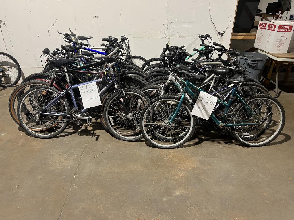 Group Of 23 Used Bikes