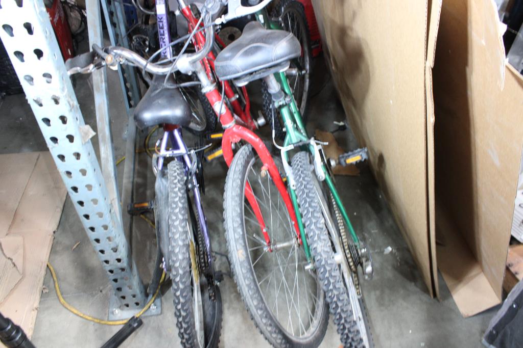 Group Of 3 Used Bikes
