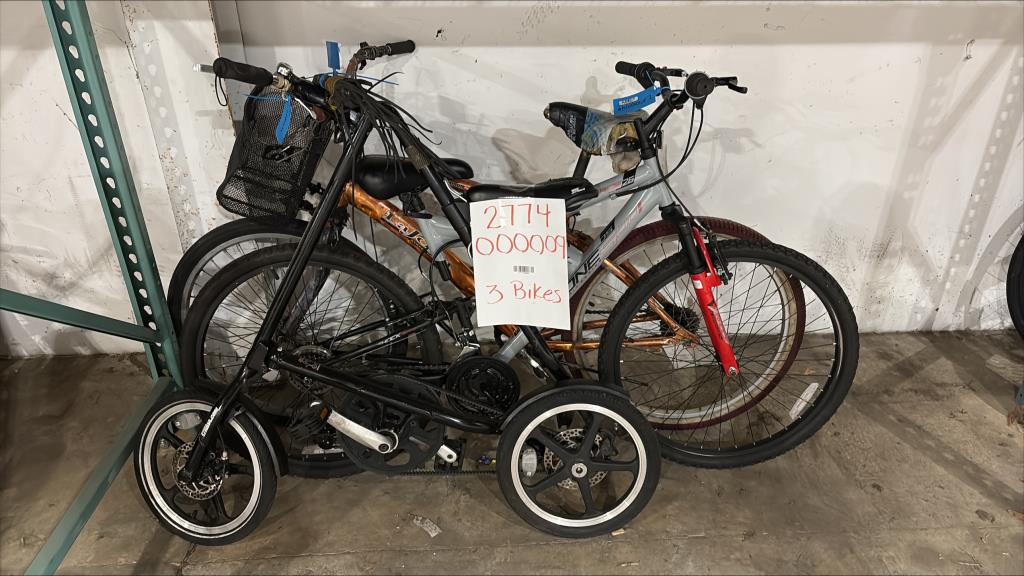 Group Of 3 Used Bikes