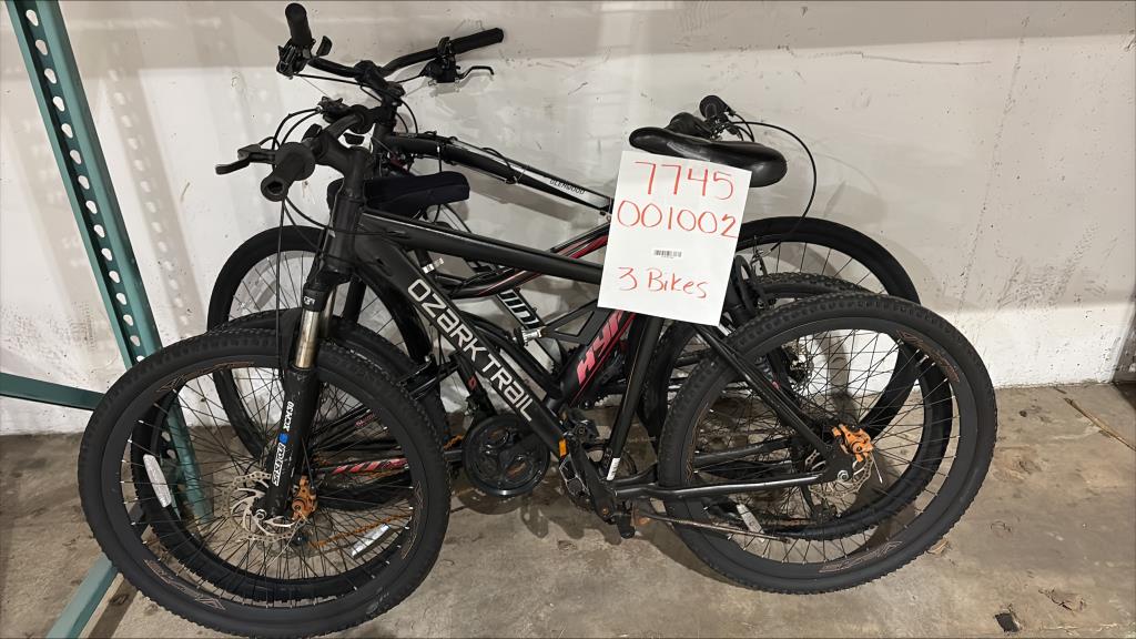 Group Of 3 Used Bikes