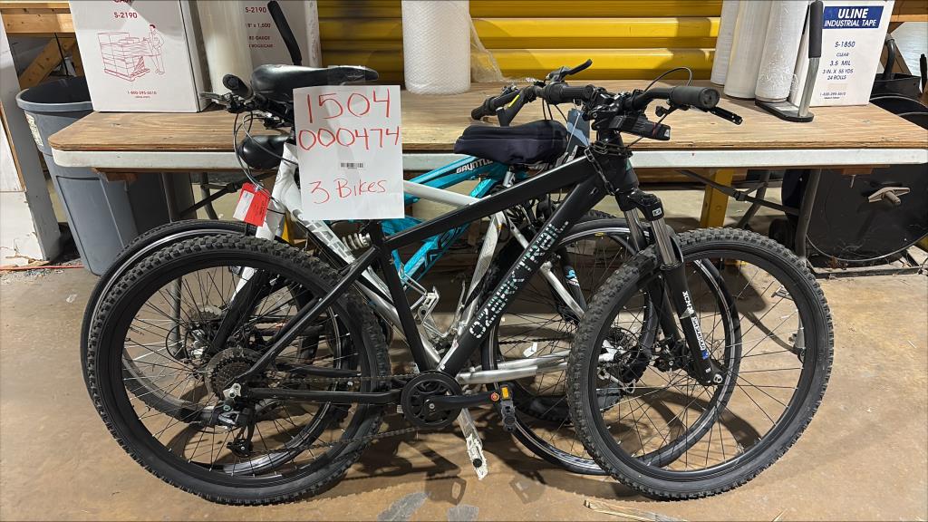 Group Of 3 Used Bikes