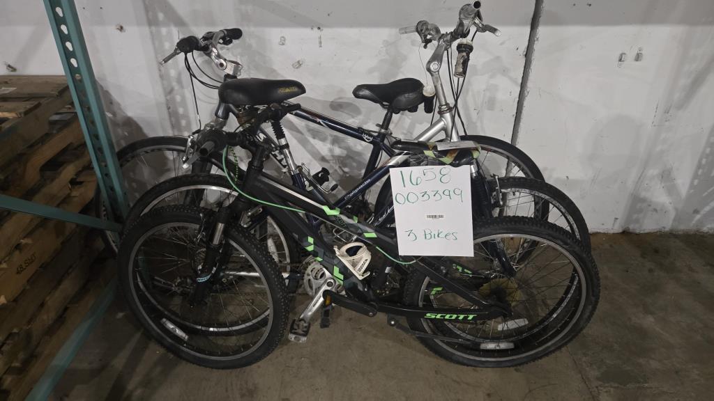 Group Of 3 Used Bikes