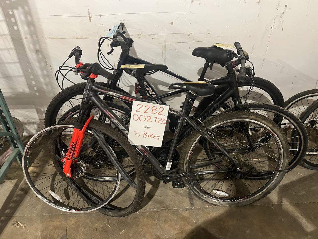 Group Of 3 Used Bikes