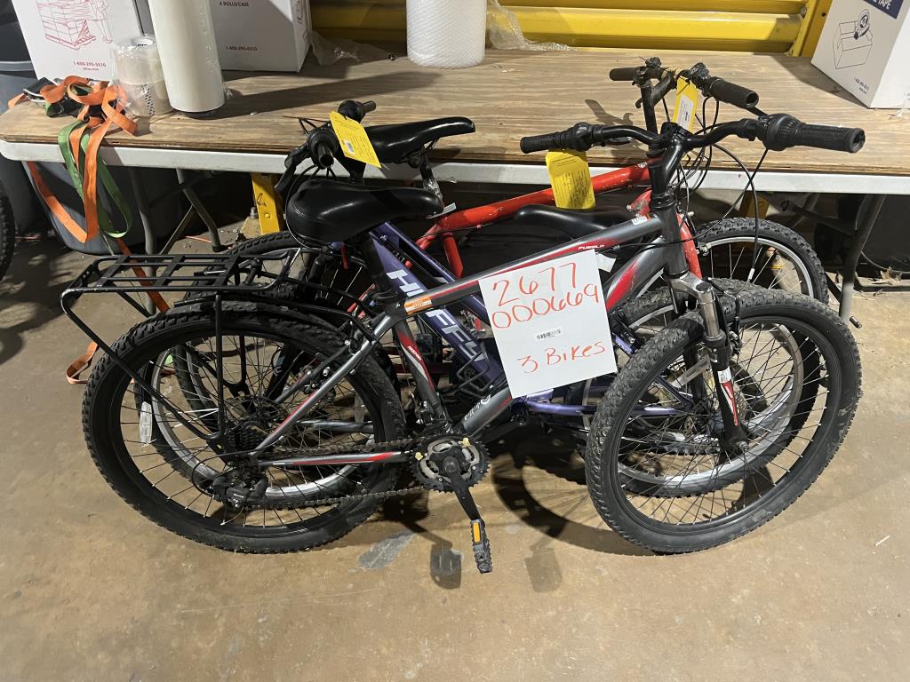 Group Of 3 Used Bikes