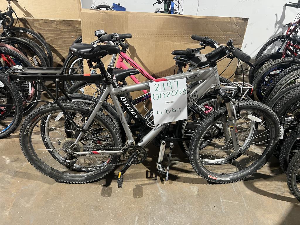 Group Of 4 Used Bikes