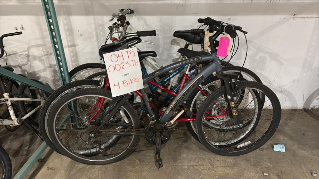 Group Of 4 Used Bikes