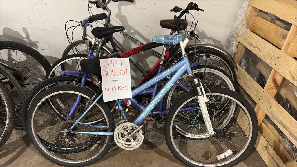 Group Of 4 Used Bikes