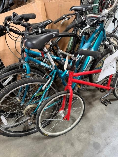 Group Of 4 Used Bikes